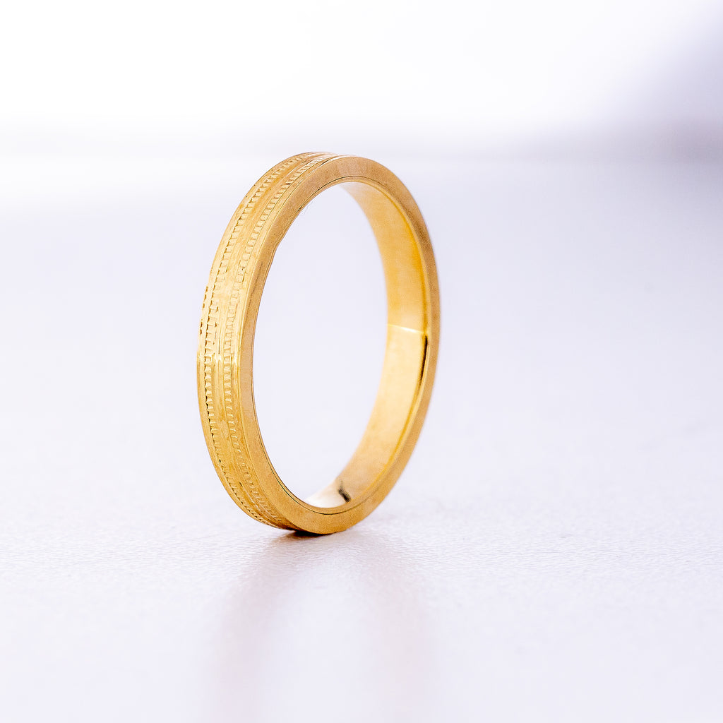 Mark 18Karat Yellow Gold Wedding Band – Saint Tracy