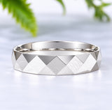 Calvin 18Karat White Gold Wedding Band