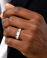 Calvin 18Karat White Gold Wedding Band