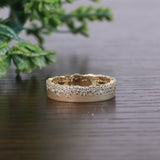 Brandon 10Karat Yellow Gold Moissanite Wedding Band
