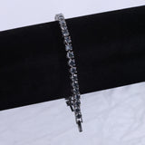 Ophelia Moissanite Sterling Silver Bracelet