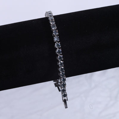 Ophelia Moissanite Sterling Silver Bracelet