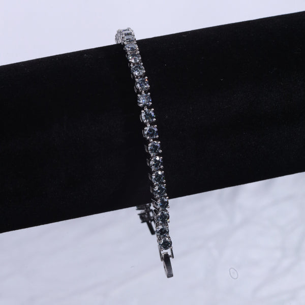 Ophelia Moissanite Sterling Silver Bracelet