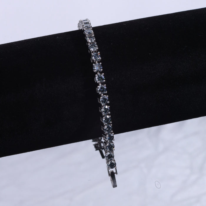 Ophelia Moissanite Sterling Silver Bracelet