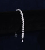 Ophelia Moissanite Sterling Silver Bracelet