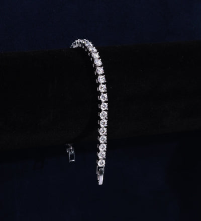 Ophelia Moissanite Sterling Silver Bracelet