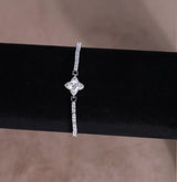 Miranda Moissanite Sterling Silver Bracelet