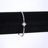 Tabitha Moissanite Sterling Silver Bracelet