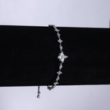 Eve Moissanite Sterling Silver Bracelet