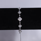 Caroline Moissanite Sterling Silver Bracelet