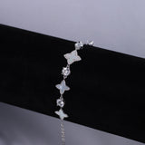 Emilia Moissanite Sterling Silver Bracelet
