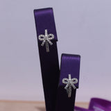 Rayna Moissanite Sterling Silver Earring