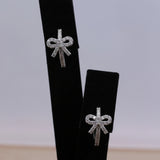 Rayna Moissanite Sterling Silver Earring