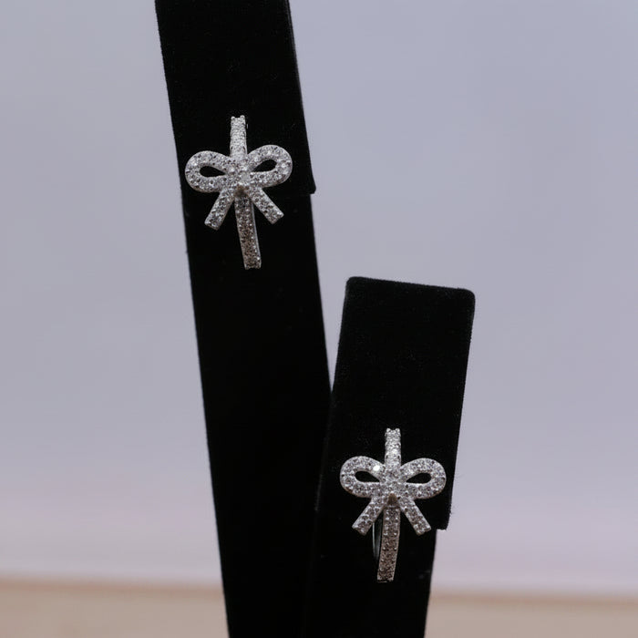 Rayna Moissanite Sterling Silver Earring