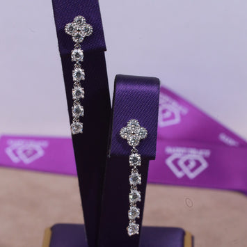 Isla Moissanite Sterling Silver Earring