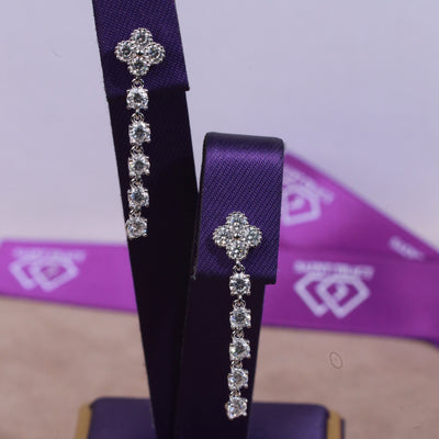Isla Moissanite Sterling Silver Earring