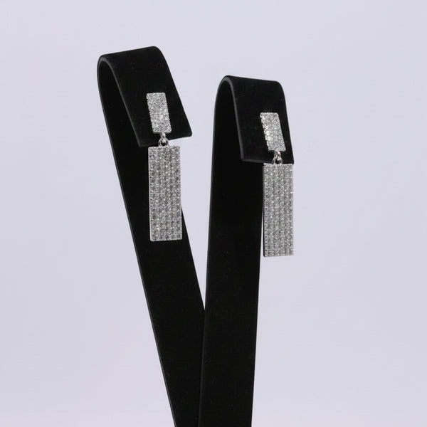 Amaya Moissanite Sterling Silver Earring