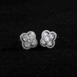 Eden Moissanite Sterling Silver Earring