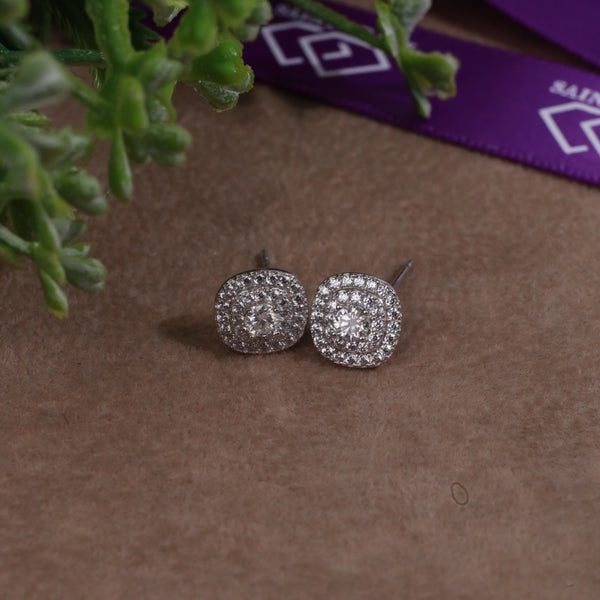 Goldie Moissanite Sterling Silver Earring