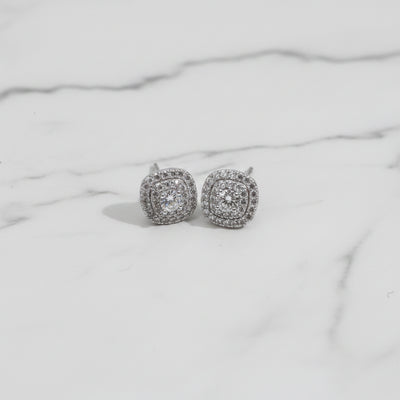 Goldie Moissanite Sterling Silver Earring