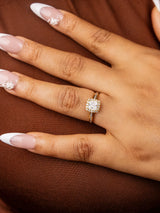 Ebony 18Karat Yellow Gold Engagement Ring