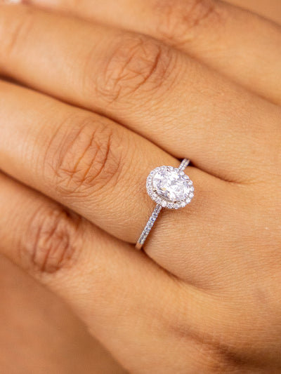 Norah 18Karat White Gold Engagement Ring