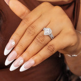 Etoro Pear 18Karat White Gold Engagement Ring