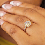 Rita 18Karat Yellow Gold Diamond Engagement Ring