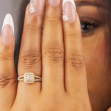 June 18Karat Yellow Gold Diamond Engagement Ring