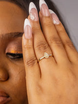 Megan 18Karat Yellow Gold Diamond Engagement Ring