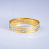 Ezra 10Karat Two-Tone Gold Wedding Band