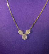 Iro Pear 10Karat Yellow Gold Moissanite Necklace