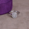 Brenda Oval Sterling Silver Adjustable Ring/ Ghana
