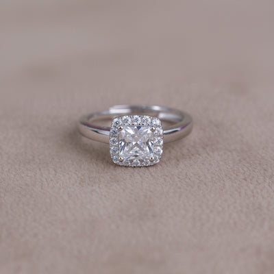 Ebony Sterling Silver Adjustable Ring