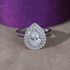 Eno Pear Sterling Silver Adjustable Ring/ Ghana