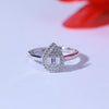 Brenda Pear Sterling Silver Adjustable Ring
