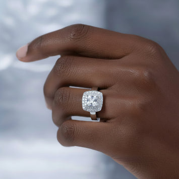 Zinnia Sterling Silver Adjustable Ring