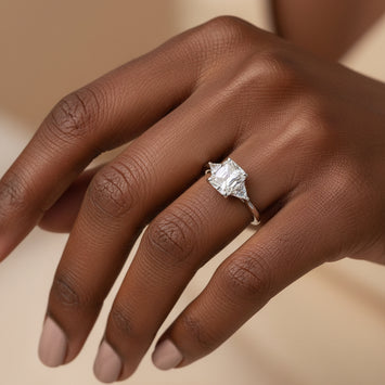 Isioma Sterling Silver Engagement Ring