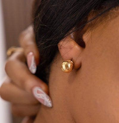 Irene 18Karat Yellow Gold Earring