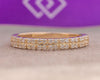 Janelle 10Karat Yellow Gold Moissanite Wedding Band