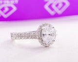Janelle Sterling Silver Engagement Ring