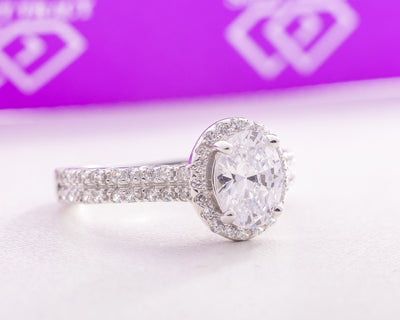 Janelle Sterling Silver Engagement Ring