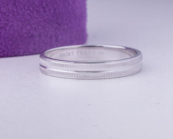 White Gold Wedding Band