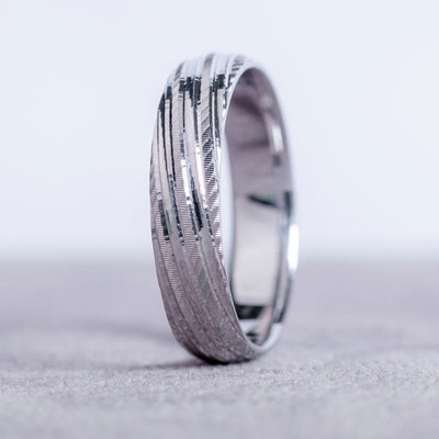 White Gold Wedding Band