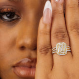 Karen 18Karat Yellow Gold Diamond Engagement Ring