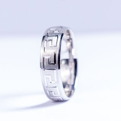 White Gold Wedding Band