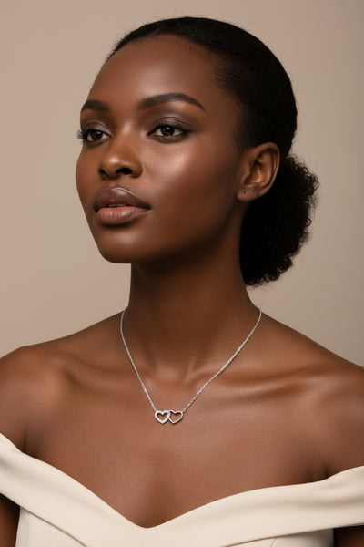 Loveth 2MM 18Karat White Gold Diamond Necklace