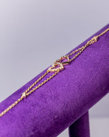 Loveth 18Karat Yellow Gold Diamond Bracelet