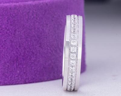 White Gold Wedding Band