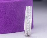 Lucas 18Karat White Gold Wedding Band/ Ghana